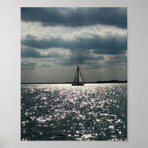 Sjö Erie Sailboat Photography Poster