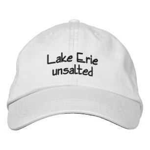 Sjö Erie - unsaltade Broderad Keps