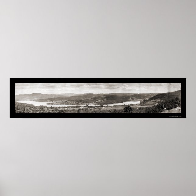 Sjö Fairlee, Vermont Photo 1920 Poster (Framsidan)