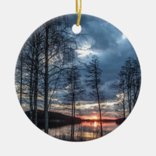 Sjö, Finland Julgransprydnad Keramik