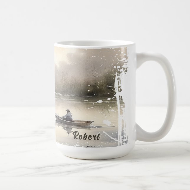 Sjö Fishing Distress Kaffemugg (Höger)