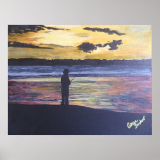 Sjö fiske poster