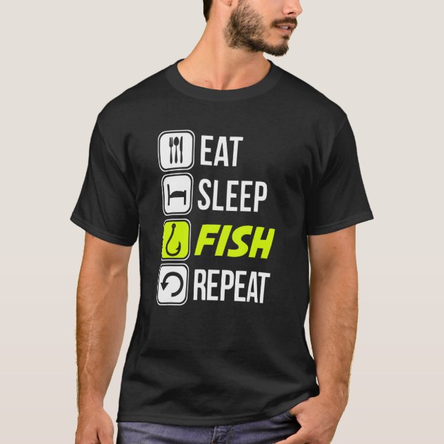 Sjö Fiskerianglers Life Fisherman Catch Carp Fi T Shirt (Framsida)