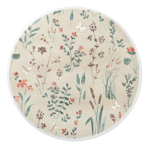 Sjö flora, sjöfärgad bläckfisk knopp