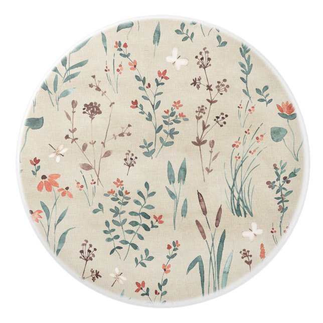 Sjö flora, sjöfärgad bläckfisk knopp (Framsidan)