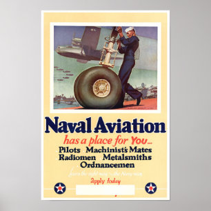 Sjö- flyg för WWII Poster