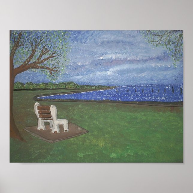 Sjö Front Solitude Poster (Framsidan)