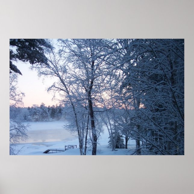 Sjö fryst i tid poster (Framsidan)