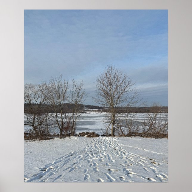 Sjö Galena Winter Poster (Framsidan)
