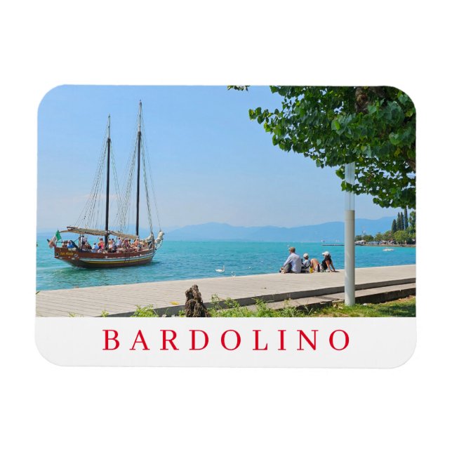 Sjö Garda Bardolino, magnet för segelbåtar (Horisontell)