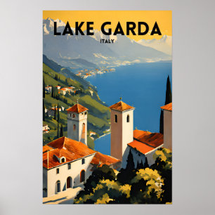 Sjö Garda Italien Poster