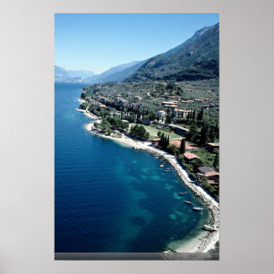 Sjö Garda, Italien Poster