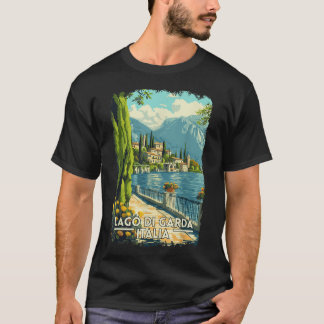 Sjö Garda Italien Souvenir T Shirt