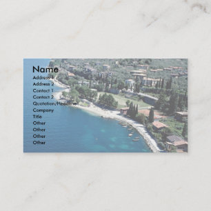 Sjö Garda, italien Visitkort