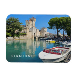 Sjö Garda Sirmione view-kylmagnet Magnet