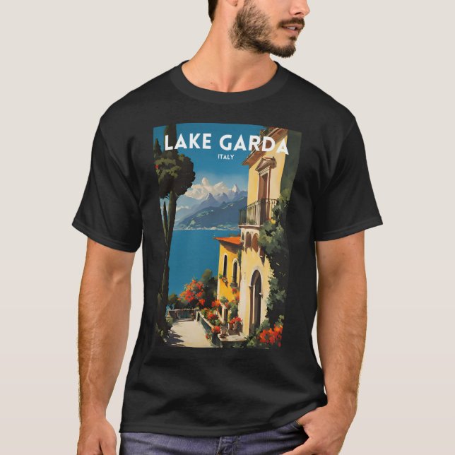 Sjö Garda T Shirt (Framsida)