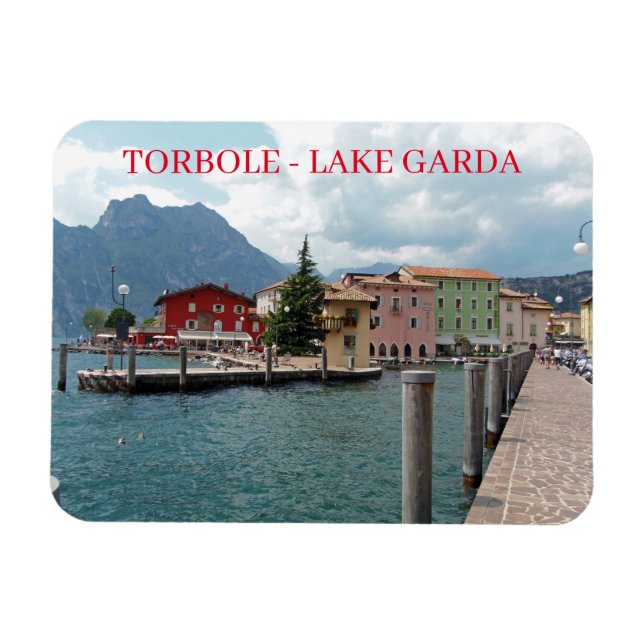 Sjö Garda Torbole kylmagnet Magnet (Horisontell)