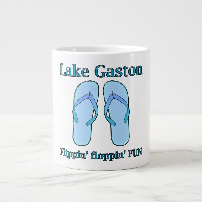 Sjö Gaston Flip Flop Mugg Jumbo Mugg (Framsidan)