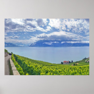 Sjö Genève (Lac Léman) 009 Poster