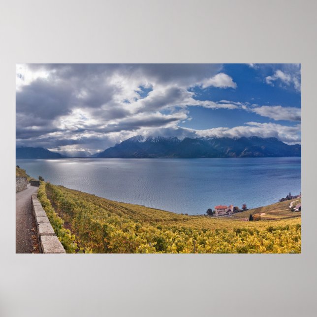 Sjö Genève (Lac Léman) 011 Poster (Framsidan)