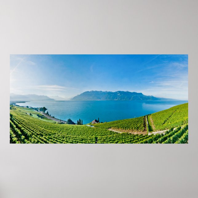 Sjö Genève (Lac Léman) 017 Poster (Framsidan)