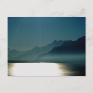 Sjö Genève Schweiz Vykort