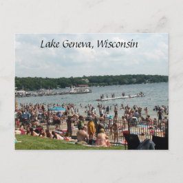 Sjö Genève, vykort för Wisconsin