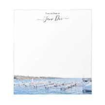 Sjö Genève Wisconsin Anteckningsblock