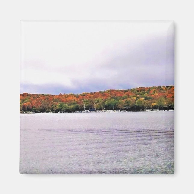 Sjö Genève, Wisconsin Magnet (Framsidan)