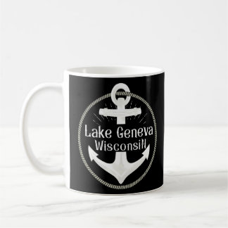 Sjö Genève Wisconsin Nautical Anchor Kaffemugg