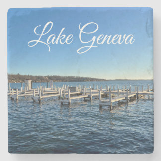 Sjö Genève Wisconsin Stone Underlägg