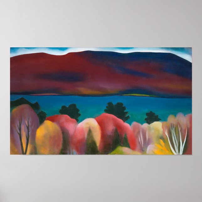Sjö George, hösten | Georgia O'Keeffe | Poster (Framsidan)