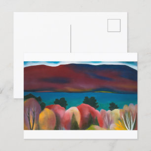 Sjö George, hösten Georgia O'Keeffe Vykort