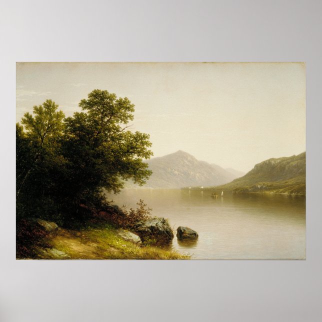 Sjö George, John Casilear Poster (Framsidan)