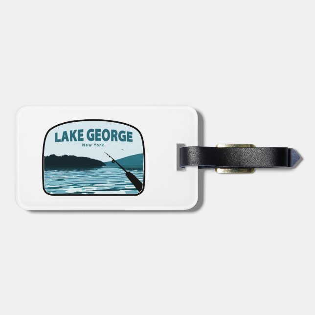 Sjö George New York Fishing Rod Bagagebricka (Baksida Vågrät)