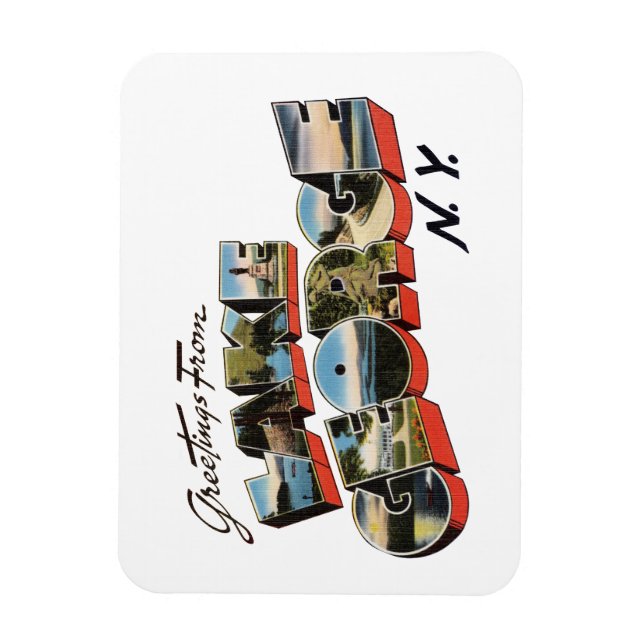 Sjö George New York Magnet (Vertikal)