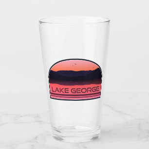 Sjö George New York Red Sunrise Glaskopp
