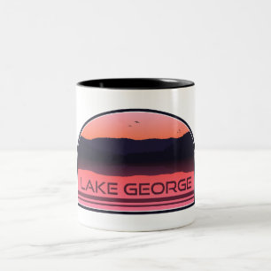 Sjö George New York Red Sunrise Två-Tonad Mugg