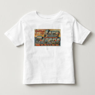 Sjö George, New York - stora brevplatser T Shirt