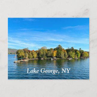 Sjö George New York Vykort