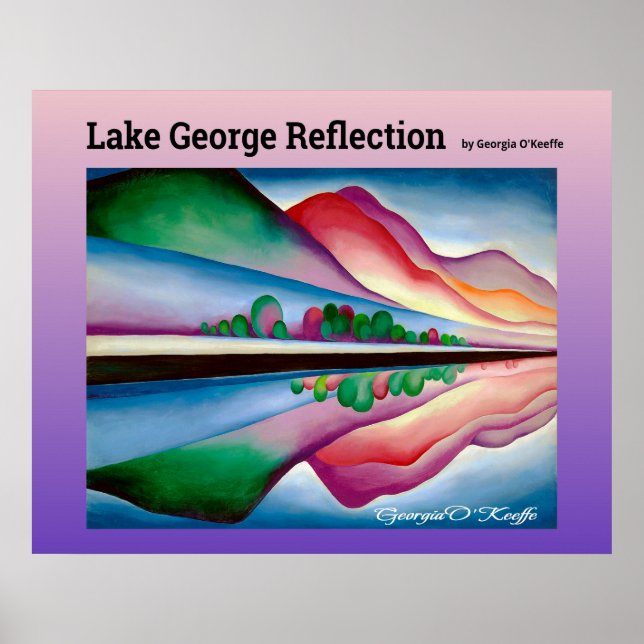 Sjö George Reflection Poster (Framsidan)