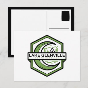 SJÖ GLENVILLE måne hexa Vykort
