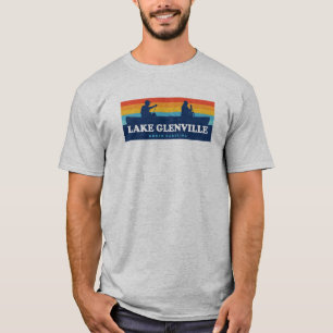Sjö Glenville North Carolina Canoe T Shirt