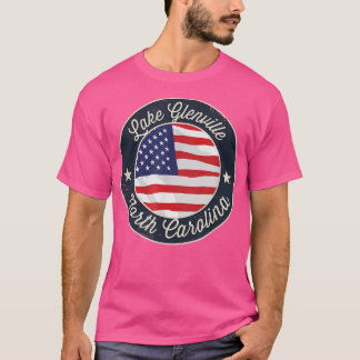 Sjö Glenville - Patriotic North Carolina Souvenir T Shirt