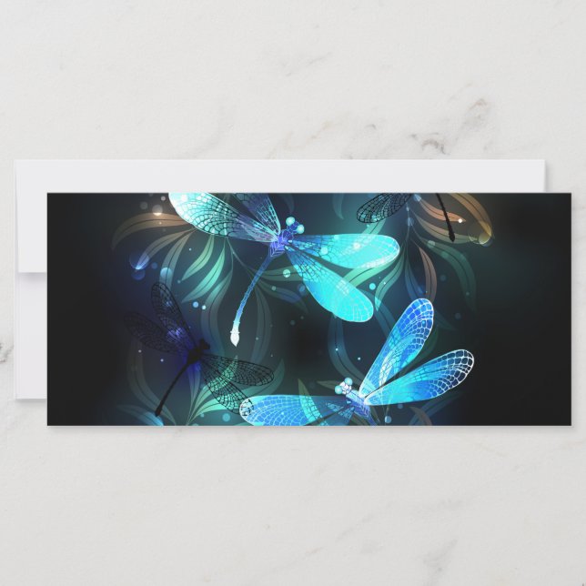 Sjö Glowing Dragonflies (Framsida)