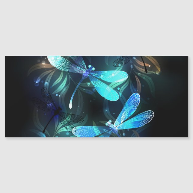 Sjö Glowing Dragonflies (Framsida)