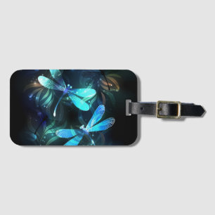 Sjö Glowing Dragonflies Bagagebricka