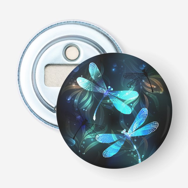 Sjö Glowing Dragonflies Flasköppnare (Framsidan)