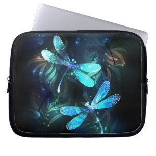 Sjö Glowing Dragonflies Laptop Fodral