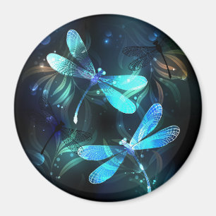 Sjö Glowing Dragonflies Magnet